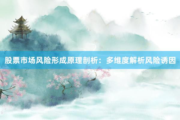 股票市场风险形成原理剖析：多维度解析风险诱因