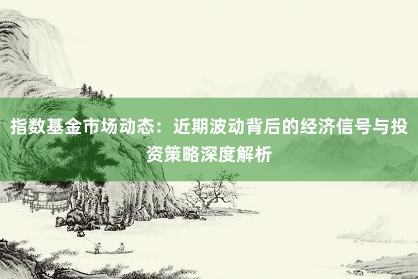 指数基金市场动态：近期波动背后的经济信号与投资策略深度解析