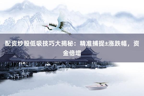 配资炒股低吸技巧大揭秘：精准捕捉±涨跌幅，资金倍增